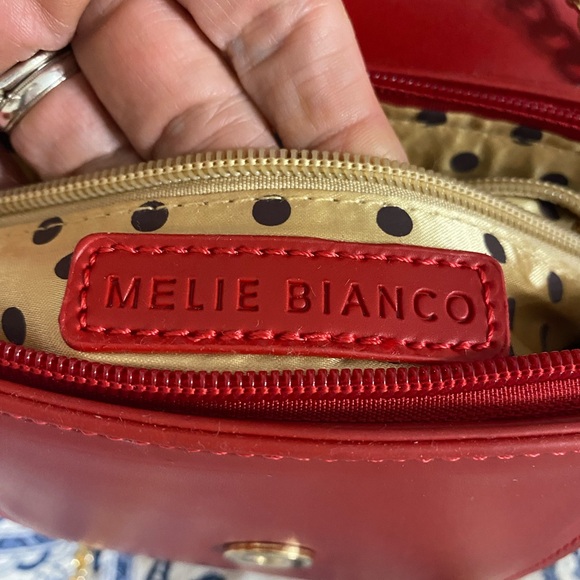 Melie Bianco's vegan leather Adele bag - Crossbody or wristlet - Red - NWOT - Picture 6 of 14